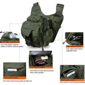 СУМКА НАПЛЕЧНАЯ Tactical Utility Side Shoulder Carrier Od, BK, CB, MC [ACM]